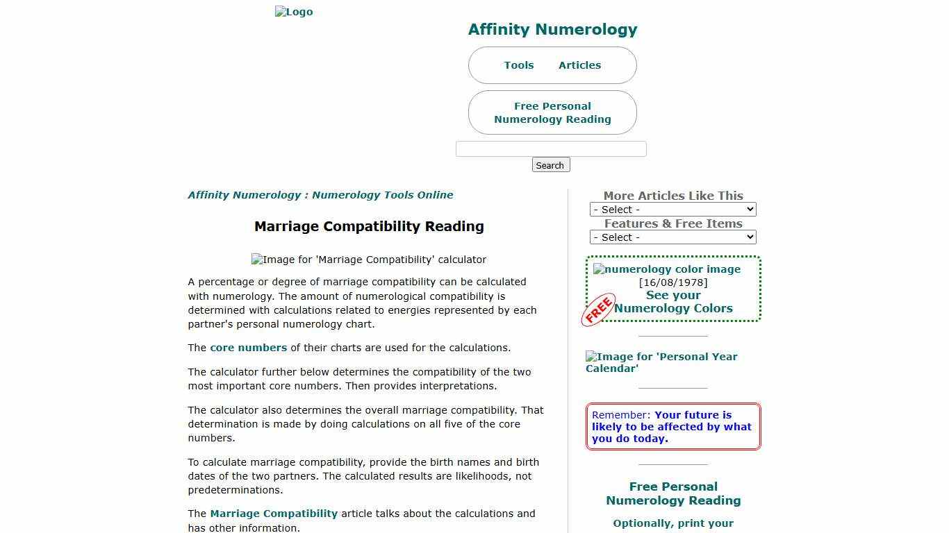 Marriage Compatibility Reading